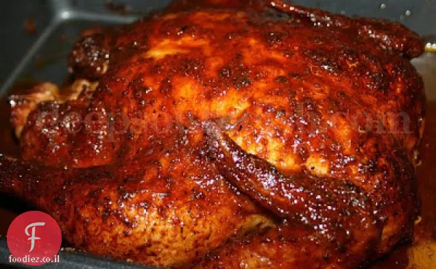 מימי בסגנון Rotisserie עוף דביק