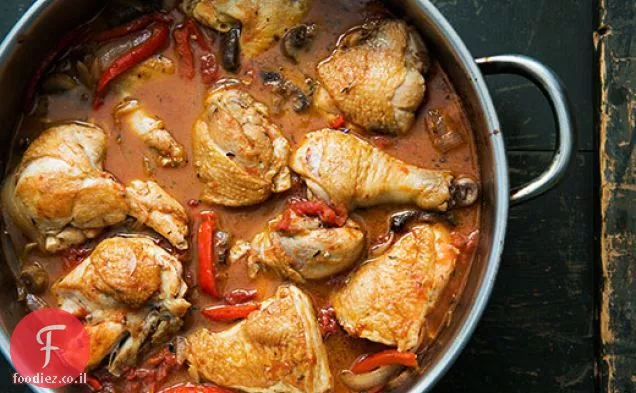 עוף Cacciatore (עוף בסגנון האנטר)