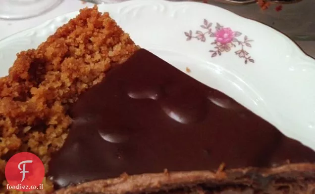 עוגת גבינה עם שוקולד קוקוס