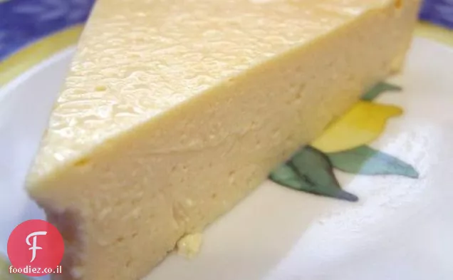 עוגת גבינה לימון טבעונית
