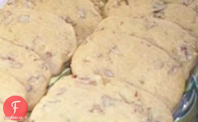 עוגיות במקרר פקאן סוכר חום
