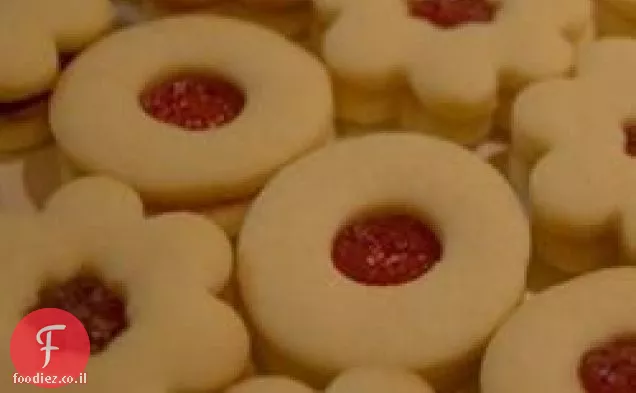 עוגיות סוכר ללא שמנת חמוצה Linzer
