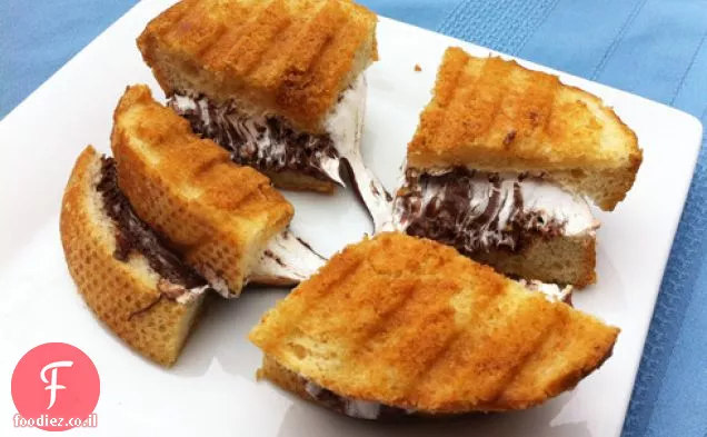 Nutella s ' mores Panini ... ואת הבכורה בישול הטלוויזיה שלי!