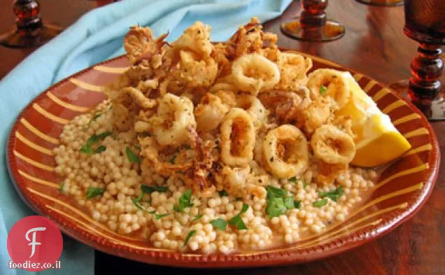 קוסקוס סיציליאני עם מרק דגים (cuscus con brodo di pesce)