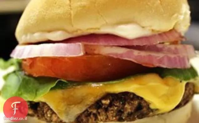 המבורגרים צמחוניים שעועית שחורה תוצרת בית