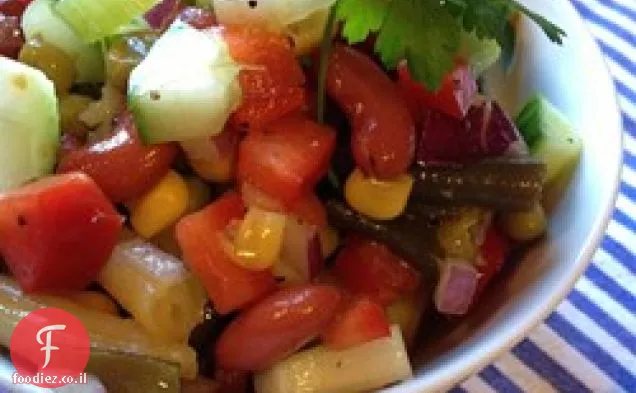סלט שעועית מתוק וחריף של סבתא