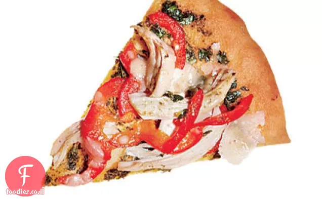 עוף פסטו פיצה