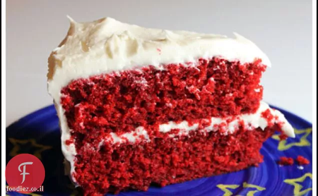 חצי עוגה קטיפה אדומה