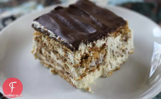 עוגת אצווה שוקולד Éclair קטנה
