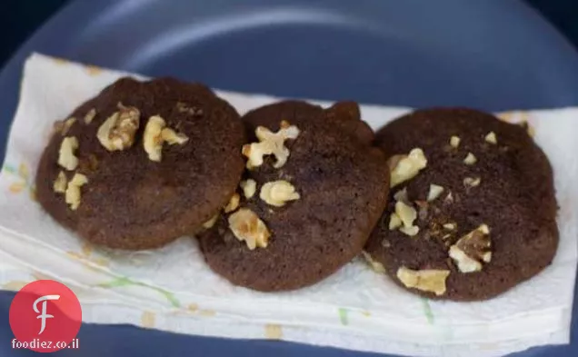 עוגיות שוקולד כפולות קמח קוקוס