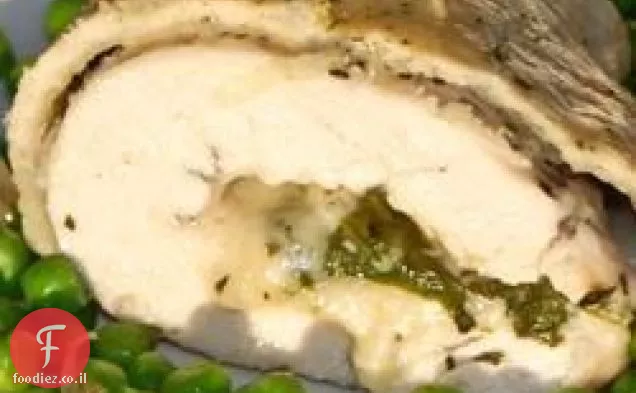 עוף ממולא עם קרום מאפה