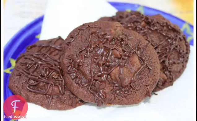 עוגיות שוקולד בראוני משולשות
