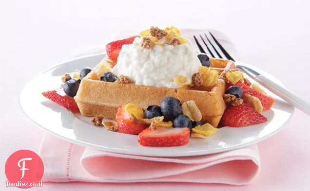 אוכמניות - תותים ארוחת בוקר Shortcake