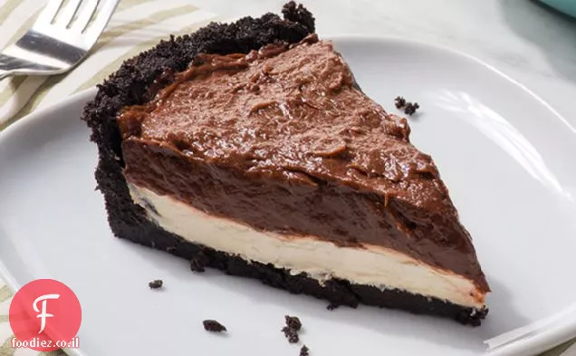 עוגת קרם שוקולד-קרמל