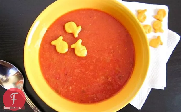 מרק עגבניות מהיר במיוחד
