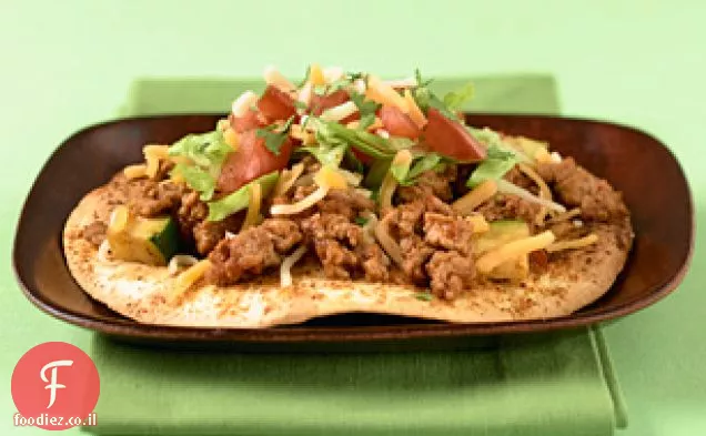 הודו וירקות Tostadas