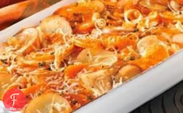 Gratin ירקות שורש