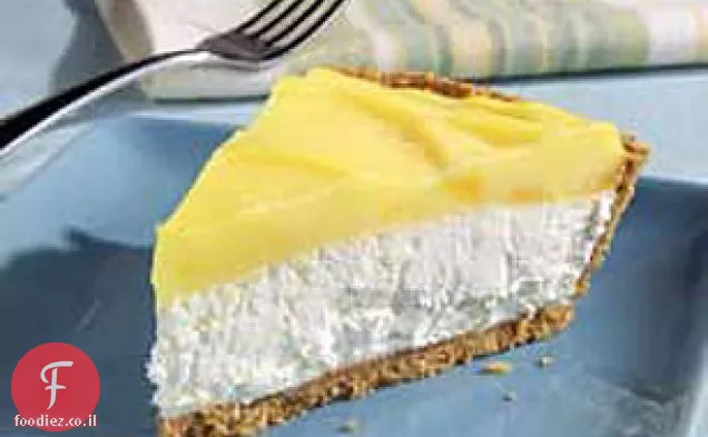 עוגת גבינה מרובדת עם אננס ולימון