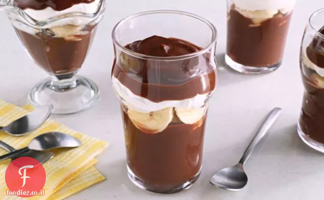 בננה שוקולד Parfaits