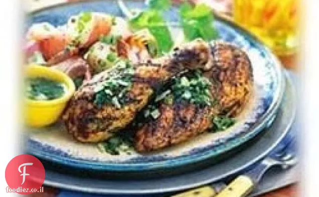 עוף בגריל Southwestern עם חמאת ליים