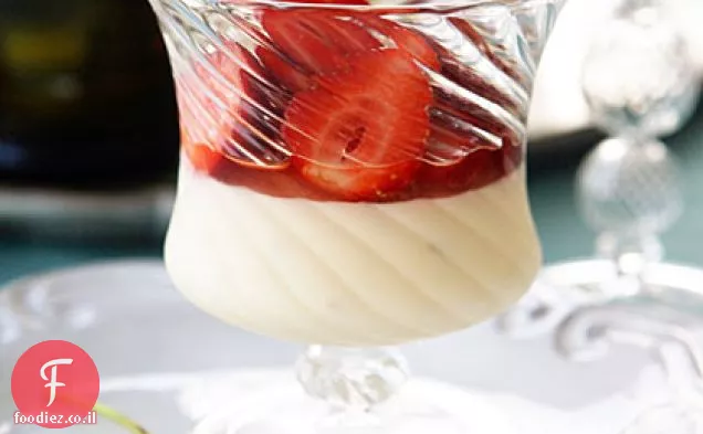 Panna Cotta al Mascarpone con Fragole