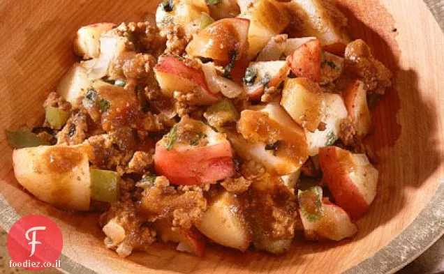 Picadillo Con Carne de Res (תפוחי אדמה ובקר חשיש)