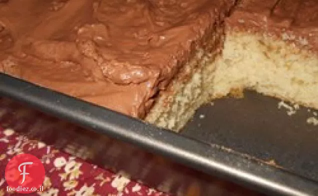 עוגה צהובה עשויה מאפס