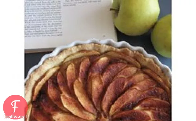 עוגת תפוחים צרפתית (Tarte de Pommes a La Normande)
