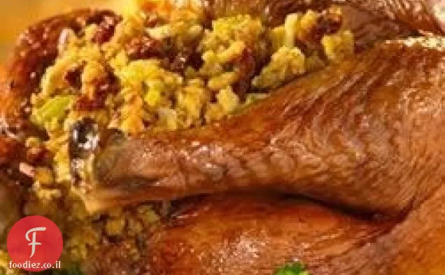 טורקיה ולחם תירס מלית עם עגבניות מיובשות