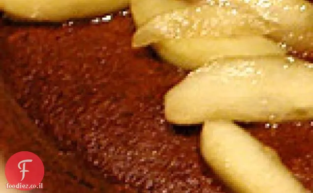 עוגת ג'ינג'ר ספייס עם תפוחים מוקפצים