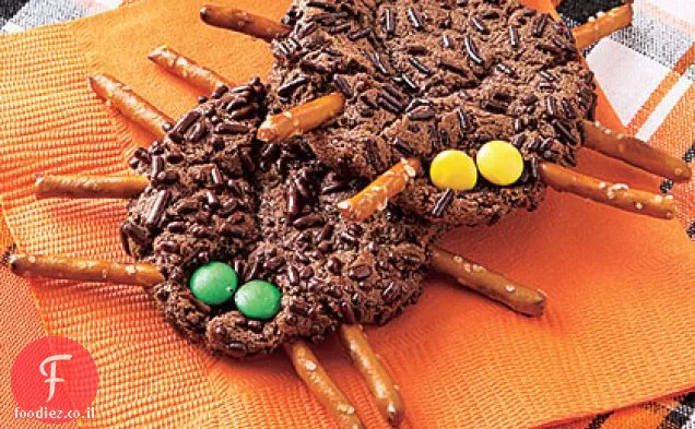 עכבישי עוגיות שוקולד