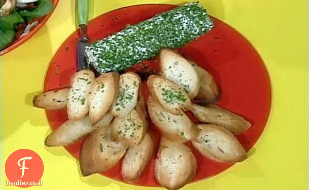 טוסטים של עשבי תיבול וגבינת עיזים