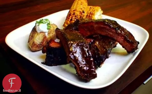 Tomatillo Glazed בייבי צלעות אחוריות