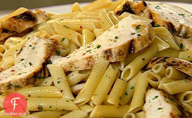 פסטה קלה עם לימון עם עוף