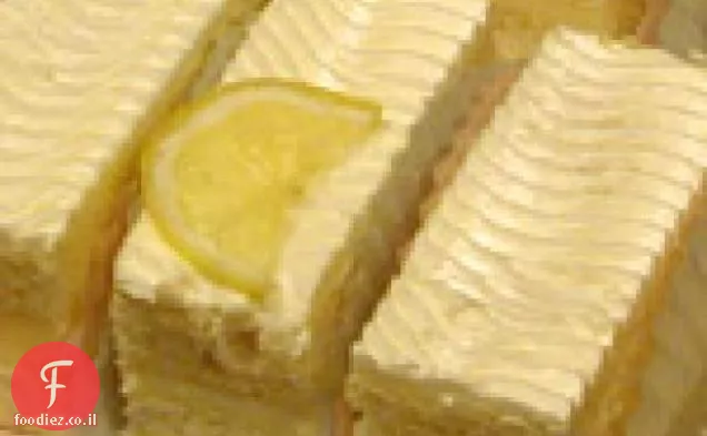עוגת גיליון שכבת לימון