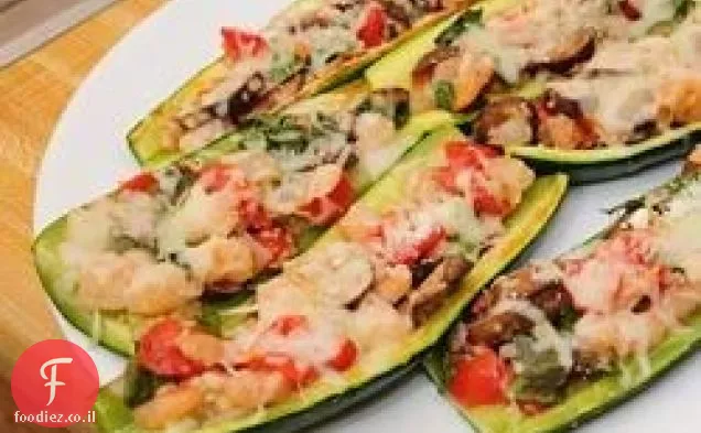 Nat של שרימפס Veggie ממולא קישואים