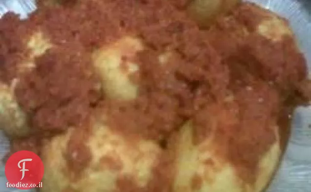 Telur Balado (רוטב צ'ילה חריף עם ביצים)