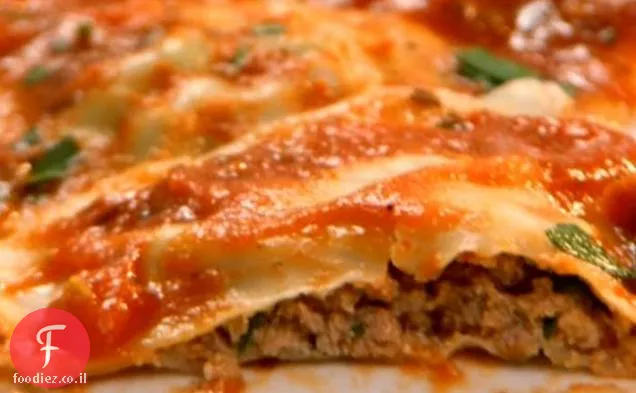 רביולי של ביג דדי עם רוטב מרינרה