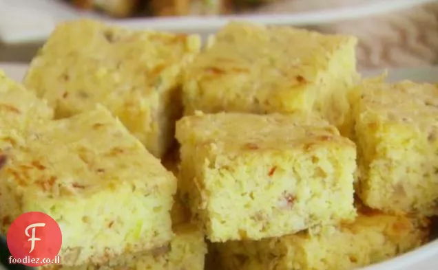 Scallion And Mozzarella Cornbread