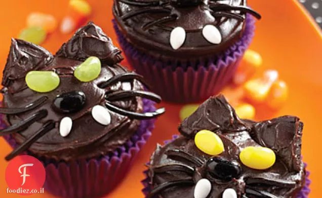 Black Kitty Cupcakes