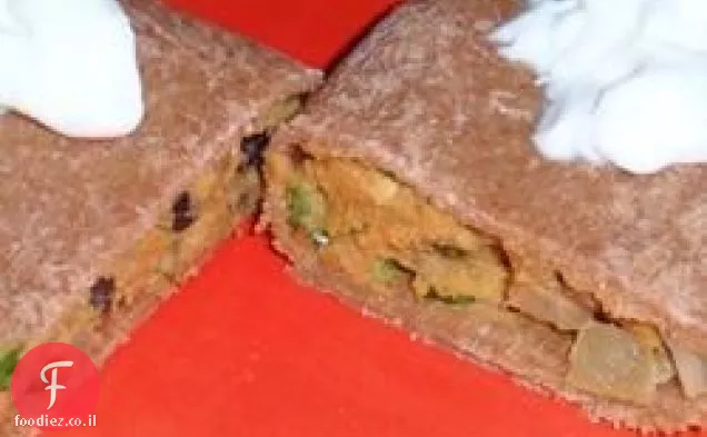 רולאפים שעועית שחורה בטטה