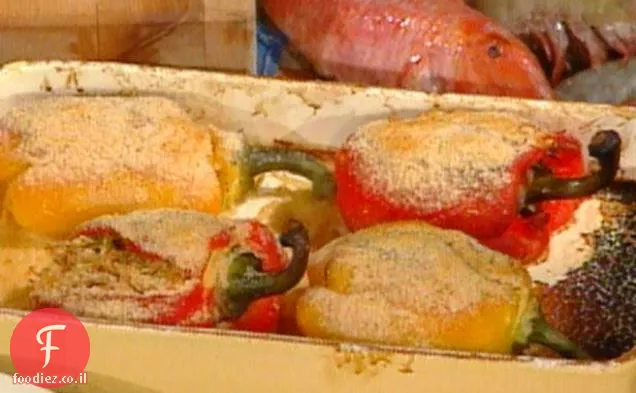 פלפלים ממולאים בפסטה (פפרוני Imbotiti Ai Vermicelli)