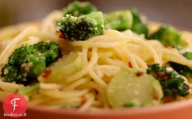 ספגטי וברוקולי Aglio Olio
