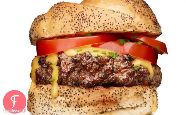 המבורגרים עם גבינה