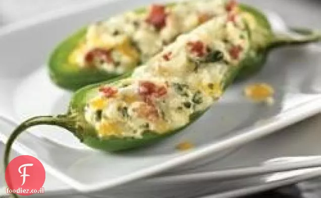 Cheese and Bacon Jalapeno Rellenos