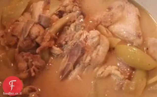 Ginataang Manok (עוף מבושל בחלב קוקוס)