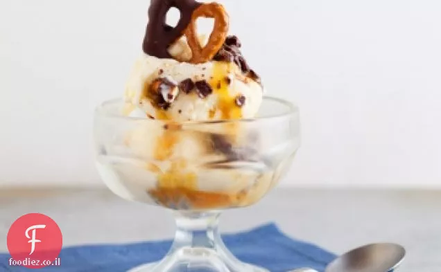 גלידת בייגלה קרמל מלוח