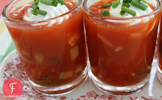 גן-Gazpacho טרי