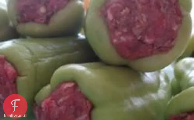 פלפלים צמחוניים ממולאים