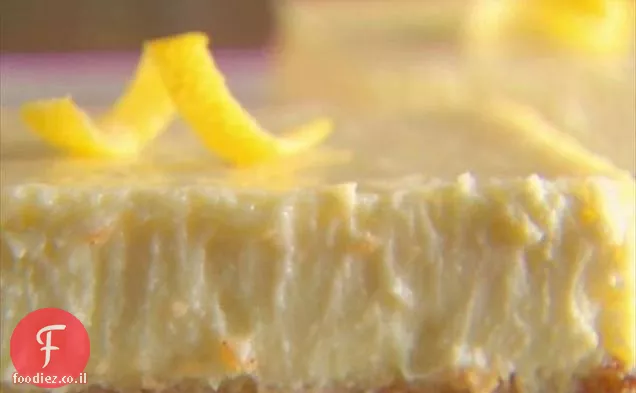 עוגת גבינה עם לימונצ'לו ריבועים